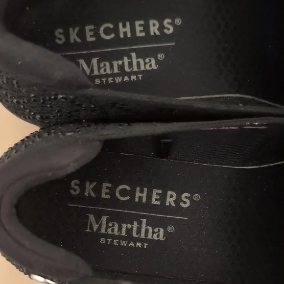 Skechers Black Slip-On Sneakers - Picture 2 of 8
